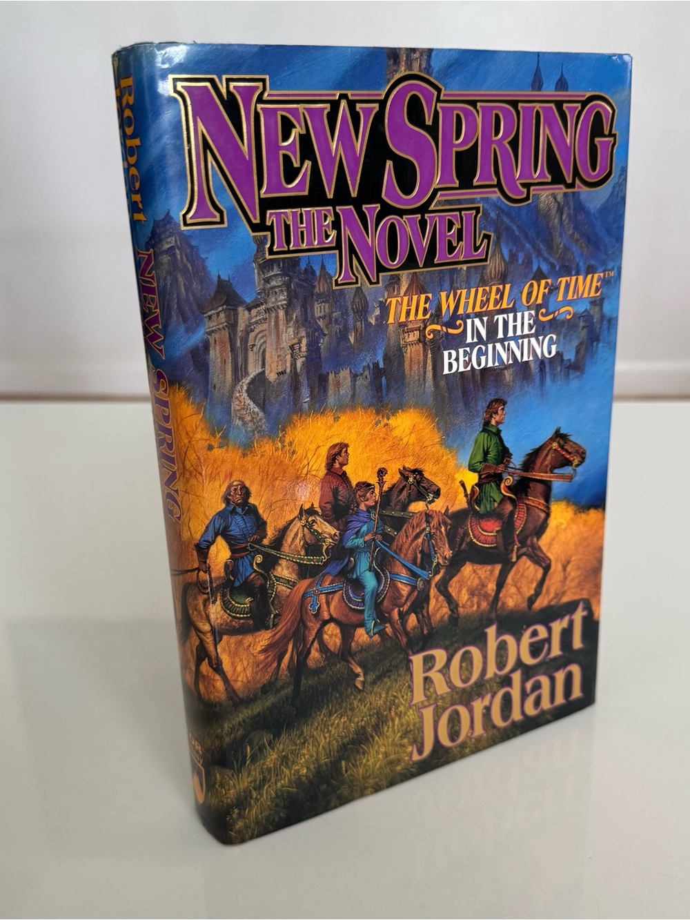 New Spring Robert Jordan HC DJ 1st Edition First Printing Book Wheel of Time